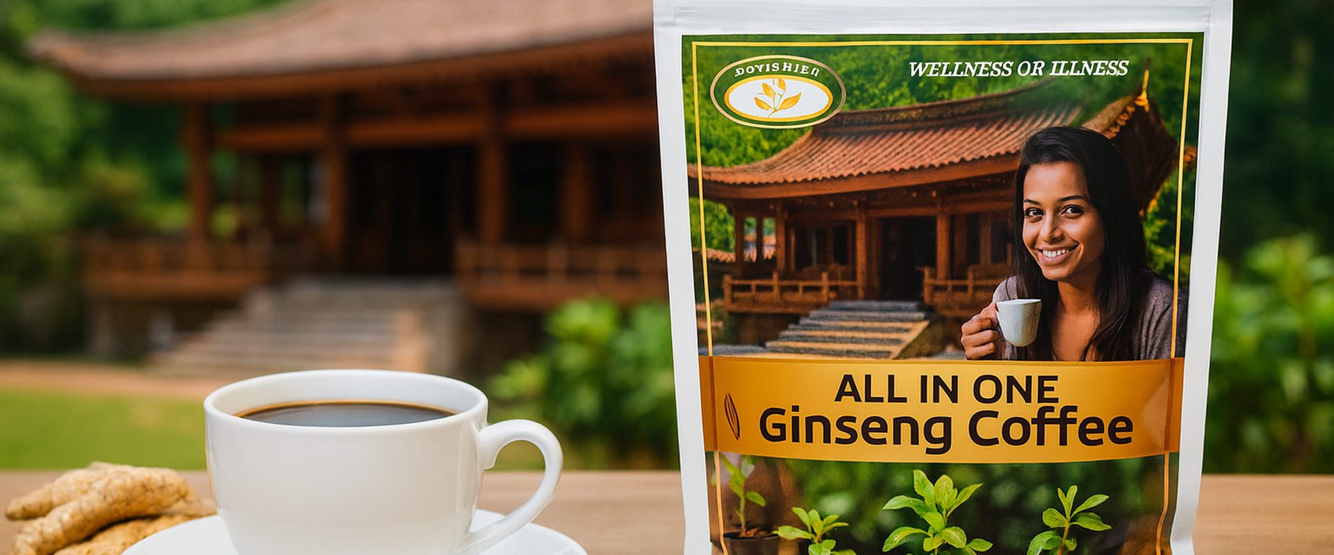 Indian gingseng coffe